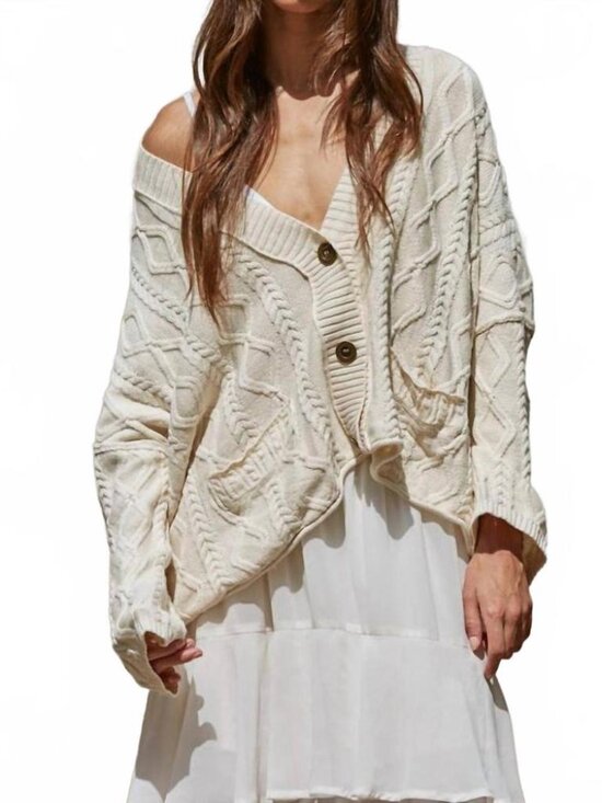 By Together Sweaters - Anthro Boho | Slouchy Cardigan Sweater | NWT